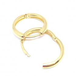 Argola africana de ouro amarelo 18k - 2BRO1087